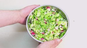 Овощной салат быстрого приготовления!