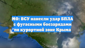 МО: ВСУ нанесли удар БПЛА с фугасными боезарядами по курортной зоне Крыма