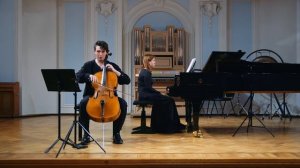 А. Хинастера соната для виолончели и фортепиано 1, 2 части. Исп. Михаил Пейсель