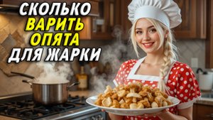 Сколько варить опята для жарки