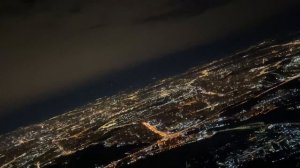 В наборе над ночной Москвой.