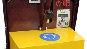 Сушилка дорожного покрытия RM JET 100 (предварительный запуск) со снятым корпусом