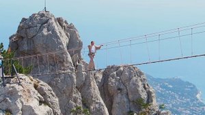 Ай-Петри, полтора километра над пропастью прошла 🤩