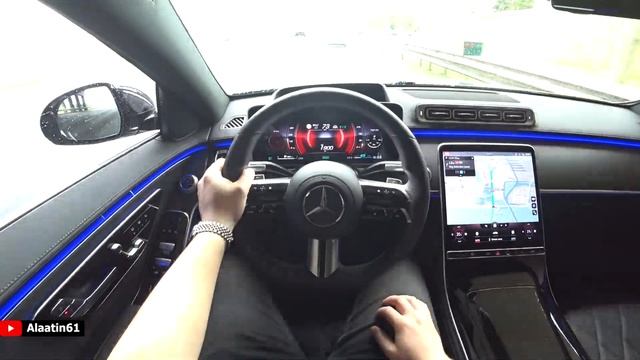 Mercedes S Class 2024 POV Test Drive