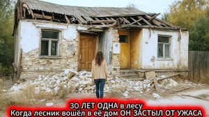 30 ЛЕТ ОДНА в лесу То что он нашёл в её хижине ШОКИРОВАЛО ВСЕХ