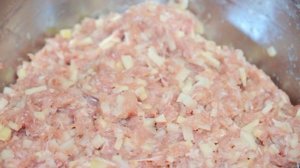 Манты с фаршем и картошкой