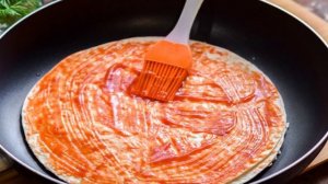 Ленивая пицца на сковороде