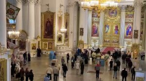 21.09.2025. Ранняя Литургия. Свято-Троицкий Измайловский собор Санкт-Петербурга.