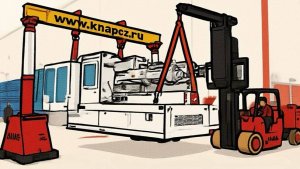 Монтаж компонентов пресса по 14 тонн,