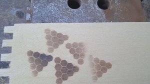 Горячая печать для медовой продукции в виде сотовой ячейки  своими руками.