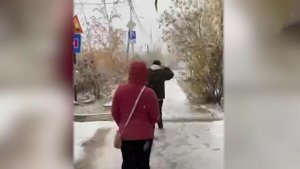 В Якутске выпал первый снег