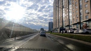 улица Авиаторов и Октябрьский мост, г. Красноярск сентябрь 2025г.