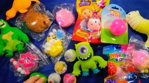 АСМР РАСПАКОВКА сквишей и антистрессов 🤗 ТАБА лапки 🐾 приятные звуки АСМР 👀 режу СКВИШИ 🫶🏻