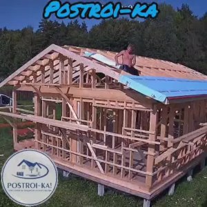 Каркасный дом в ускоренном режиме!