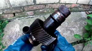 Вал раздаточной коробки #473323B530 и чаша дифференциала АКПП #458223B850