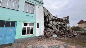 Часть школы рухнула в Татарске Новосибирской области