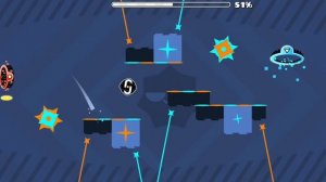 Прохождение ежедневного уровня Good intentions в Geometry dash