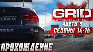 14-16 СЕЗОНЫ. ДОРОГА К НОВОМУ ЧЕМПИОНАТУ GRID SERIES | Прохождение GRID Autosport на руле #7