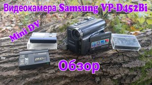 Видеокамера Samsung VP-D452Bi, "оцифровка" Mini DV кассет, обслуживание, обзор.