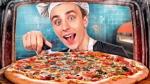 Работаю в Настоящей ПИЦЦЕРИИ 24 Часа ! А4