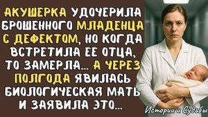 АКУШЕРКА удочерила брошенного МЛАДЕНЦА с дефектом но когда встретила ее ОТЦА то замерла