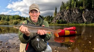 Семь дней на пакрафте ловля хариуса