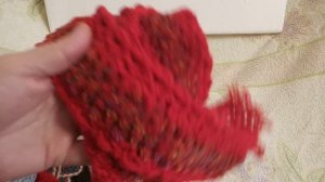 шарф "в красных тонах"Обзор.