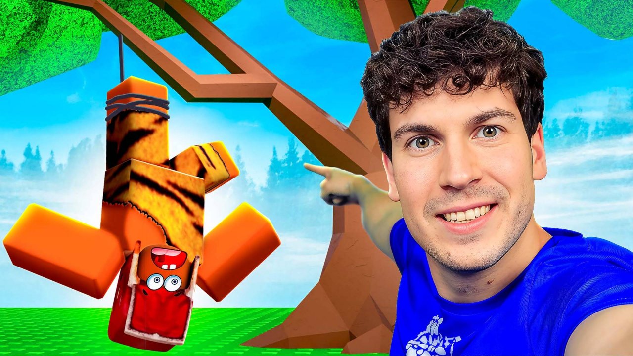 МОЙ ДРУГ СТАЛ АБОРИГЕНОМ и ПОПАЛСЯ В ЛОВУШКУ В РОБЛОКС!🤣