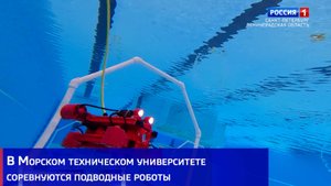 В Морском техническом университете соревнуются подводные роботы