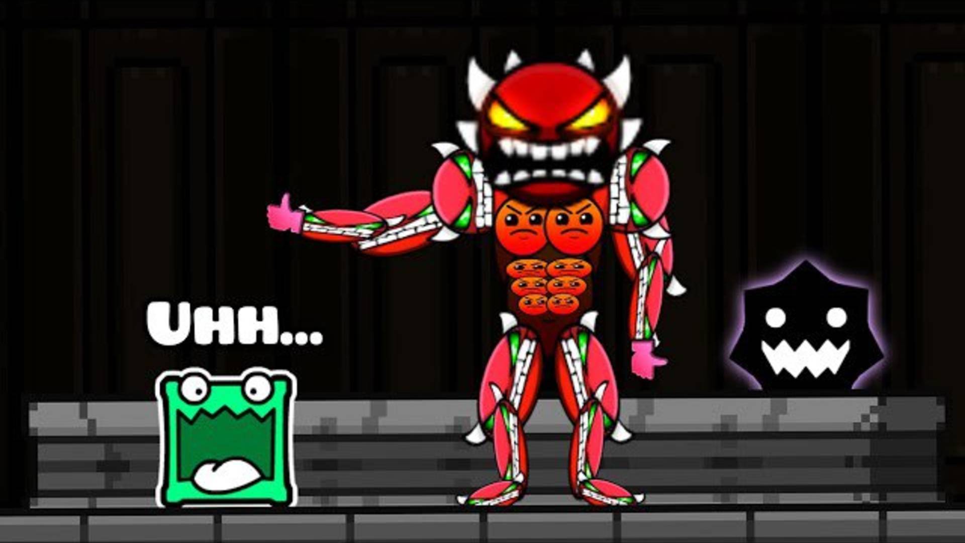 Demon Guys, Geometry Dash 2.2 Демоны, Geometry Dash 2.2 смотреть онлайн