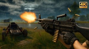 PUBG PC: ERANGLE HEAVY RAIN SOLO GAMEPLAY! (NO COMMENTARY)