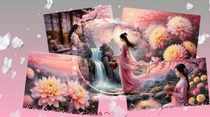 Японские дамы и хризантемы