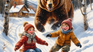 Саамская народная сказака "Медведь и ребята"