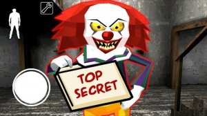 СЕКРЕТНАЯ ПАПКА СТРАШНОГО КЛОУНА - Clown Neighbor Gang Granny