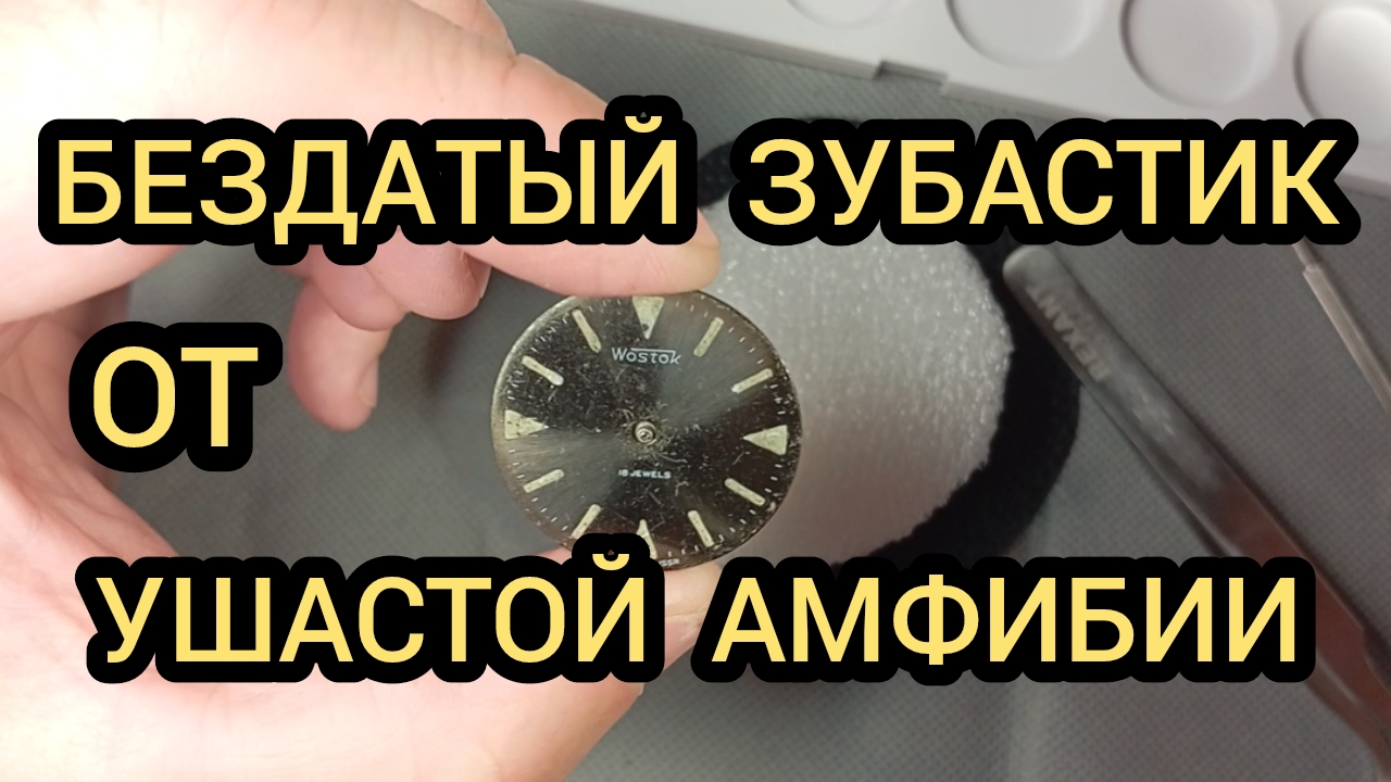 ЗУБАСТИК БЕЗДАТЫЙ, ЧАСЫ АМФИБИЯ УШАСТАЯ, ЧАСЫ ВОСТОК МЕХАНИЗМ 2209 смотреть онлайн