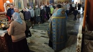 Помазание освященным елеем молящихся в Свято Вознесенском храме в Сыктывкаре, Настоятель Храма