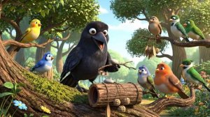 Ворон-музыкант#мультикидлядетей#обучающиемультики#мультикидлямалышей#детскоевидео#мультики