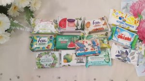 АСМР ШУРШАНИЕ. РАСКЛАДЫВАЮ НОВОЕ МЫЛО. ШУРШУ УПАКОВКОЙ.