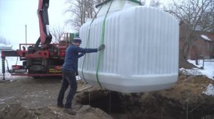 Как происходит процесс установки погреба "Росток 8000"?