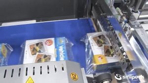 Smipack HS500E+T452H - автоматическая термоусадочная машина для упаковки продукции в пленку