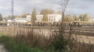2ТЭ10М С ХОЗЯЙСТВЕННЫМ ПОЕЗДОМ В СЫКТЫВКАРЕ