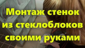 Частный дом своими руками: стеклоблоки для перегородок и стена из стеклоблоков в доме и санузле.