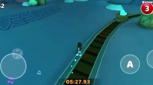 супер медведь и паркур в снежной долине