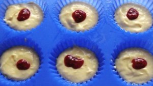 Кексики на кефире в формочках