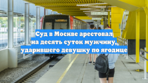 Суд в Москве арестовал на десять суток мужчину, ударившего девушку по ягодице