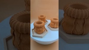 ПОДСВЕЧНИК ИЗ ГИПСА