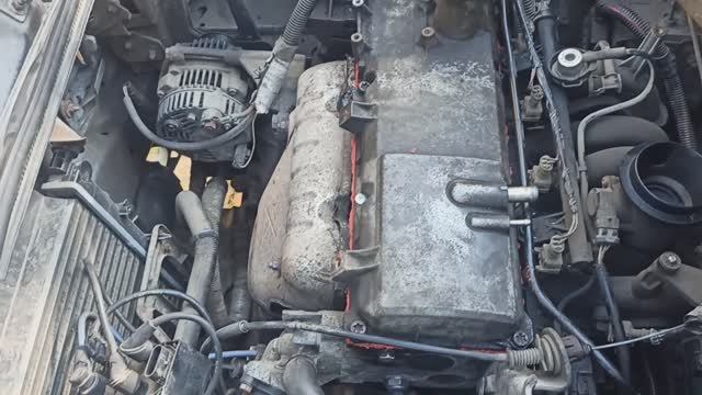 Как снять стартер на Рено 1,4 без подъемника