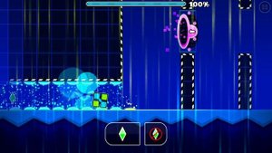 Мой НОВЫЙ уровень в Geometry dash