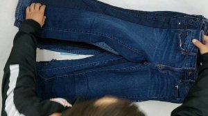 39038 Джинсы женские бренд, 9пак, 6E3, секонд (cream/extra) оптом