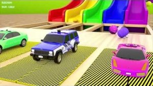 CARROS автомобили и мотоциклы с Человеком-пауком и супергероями! Вызов супер автомобилей и мотоцикло